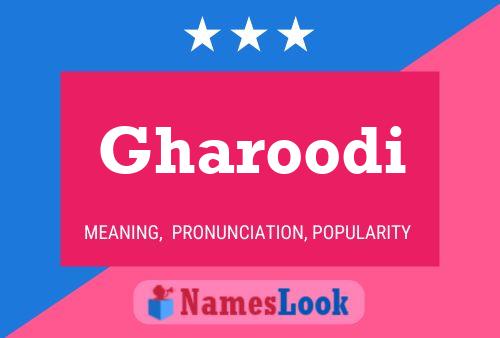 Gharoodi Name Poster