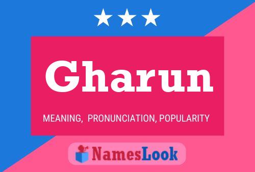 Gharun Name Poster