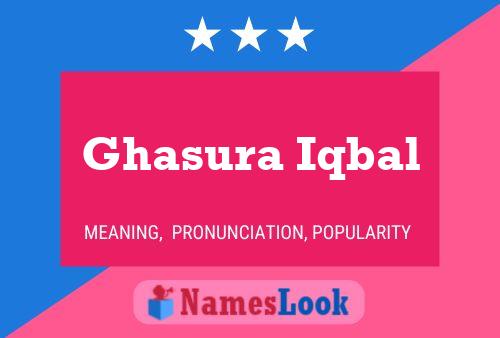 Ghasura Iqbal Name Poster