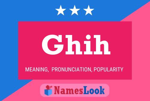 Ghih Name Poster