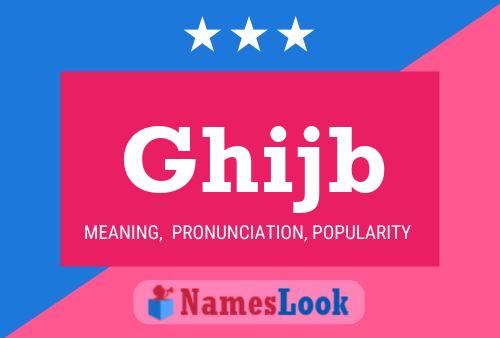 Ghijb Name Poster