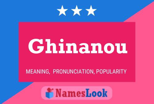 Ghinanou Name Poster