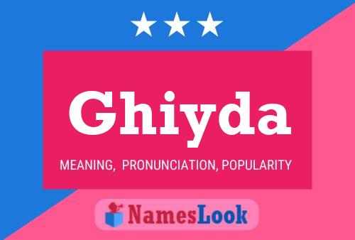 Ghiyda Name Poster