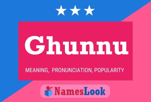 Ghunnu Name Poster