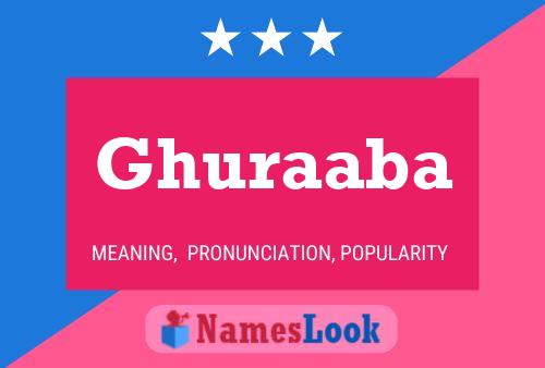 Ghuraaba Name Poster