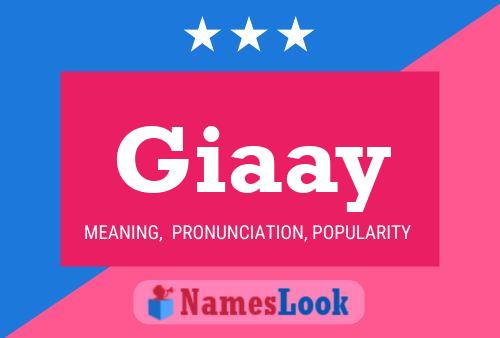 Giaay Name Poster