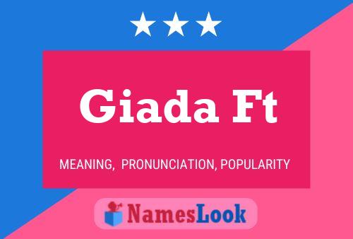 Giada Ft Name Poster