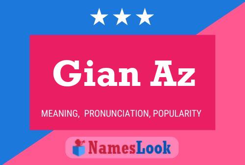 Gian Az Name Poster