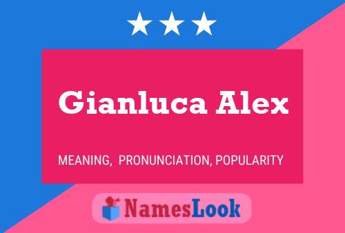 Gianluca Alex Name Poster