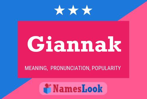 Giannak Name Poster