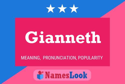 Gianneth Name Poster