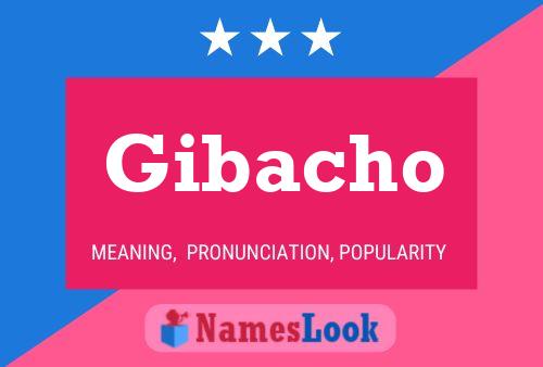 Gibacho Name Poster