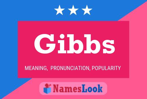 Gibbs Name Poster