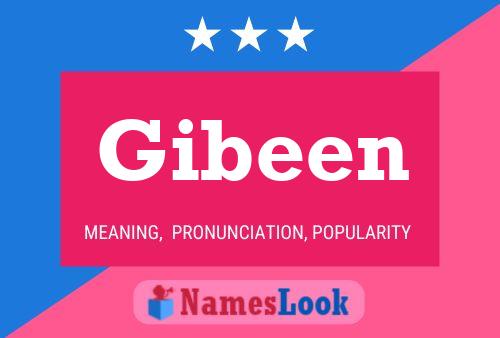 Gibeen Name Poster