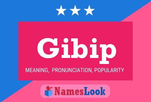 Gibip Name Poster