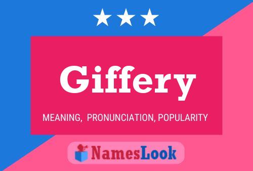 Giffery Name Poster