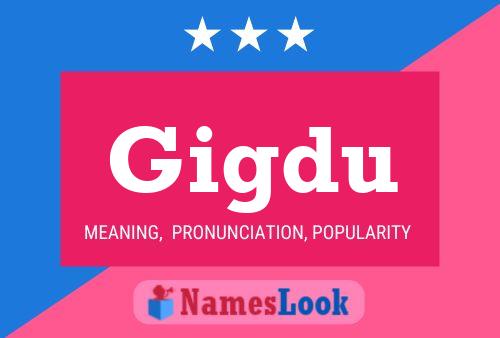 Gigdu Name Poster