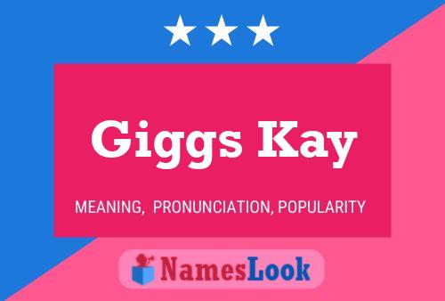 Giggs Kay Name Poster