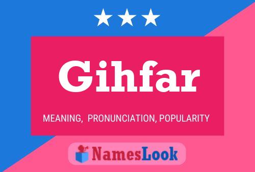 Gihfar Name Poster