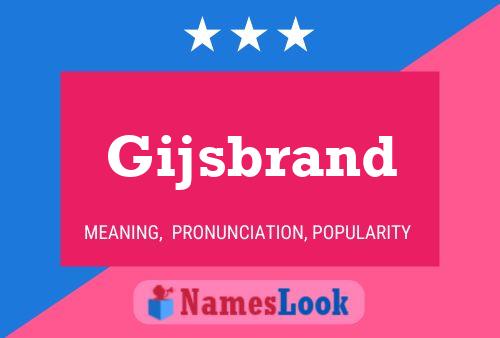 Gijsbrand Name Poster