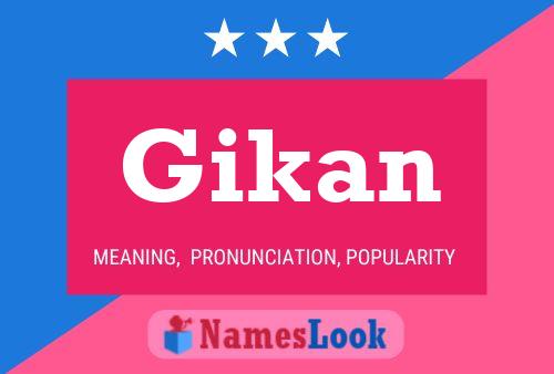 Gikan Name Poster