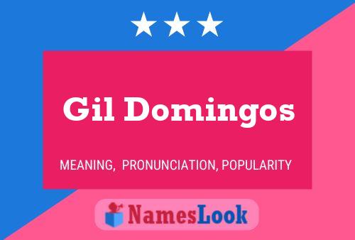 Gil Domingos Name Poster