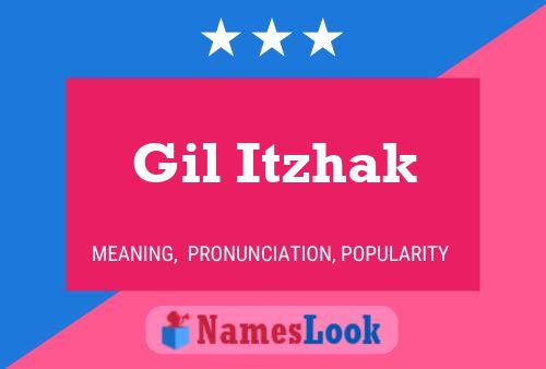 Gil Itzhak Name Poster