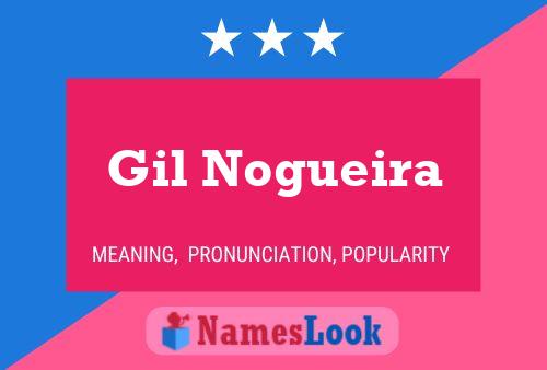 Gil Nogueira Name Poster