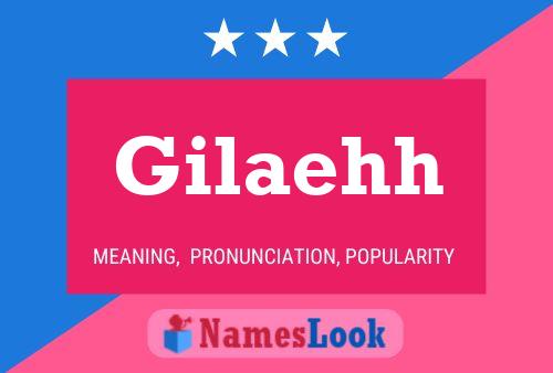 Gilaehh Name Poster