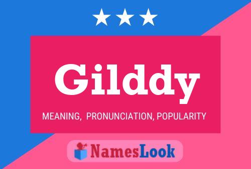 Gilddy Name Poster