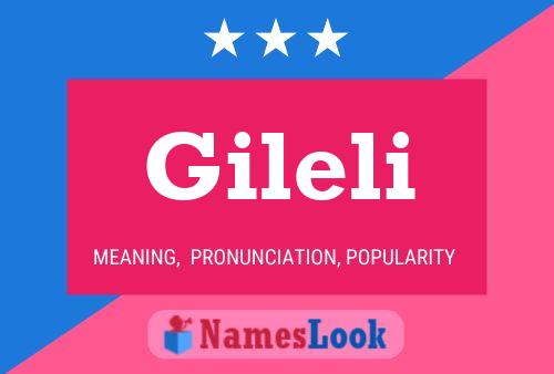 Gileli Name Poster