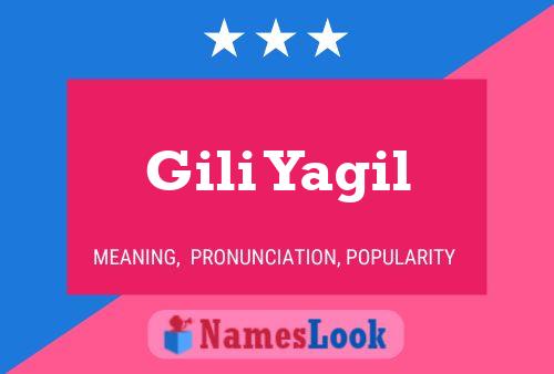 Gili Yagil Name Poster