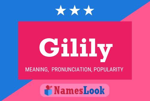 Gilily Name Poster