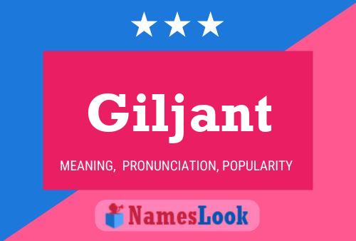 Giljant Name Poster