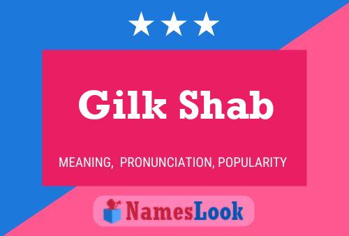 Gilk Shab Name Poster