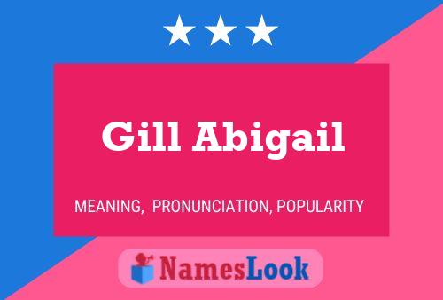 Gill Abigail Name Poster