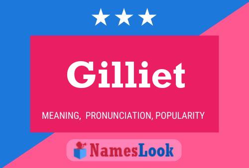 Gilliet Name Poster