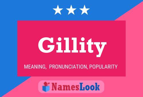 Gillity Name Poster