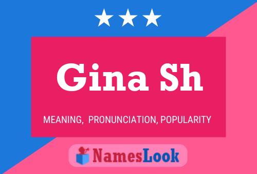 Gina Sh Name Poster