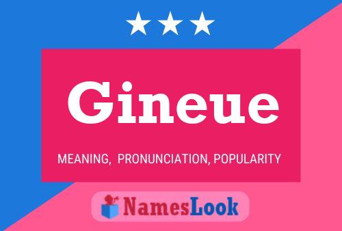 Gineue Name Poster