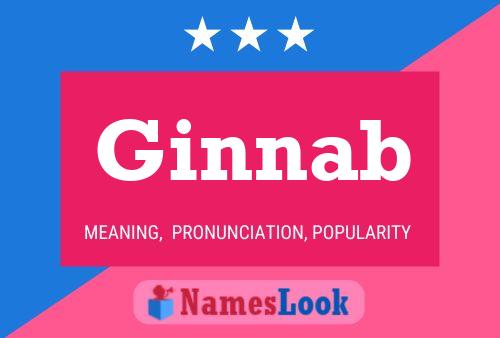 Ginnab Name Poster