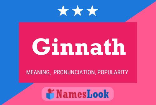 Ginnath Name Poster