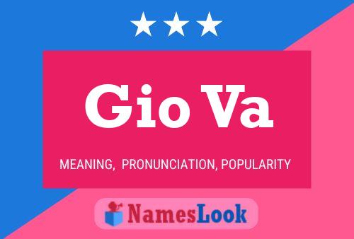 Gio Va Name Poster