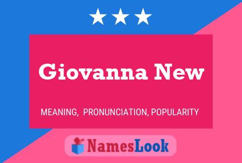 Giovanna New Name Poster