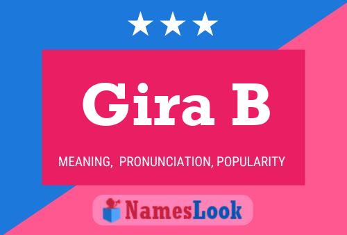 Gira B Name Poster