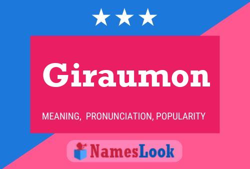 Giraumon Name Poster