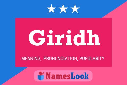 Giridh Name Poster