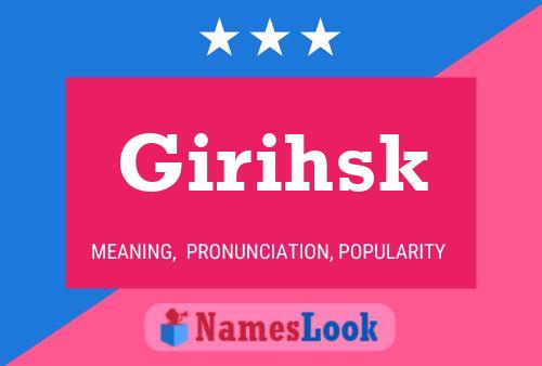 Girihsk Name Poster