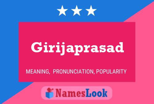 Girijaprasad Name Poster