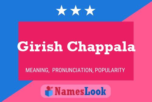 Girish Chappala Name Poster